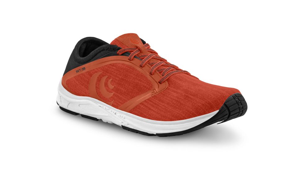 Topo Athletic ST-3 - Mens, Orange / Black, Medium, 8, M026-080-ORGBLK