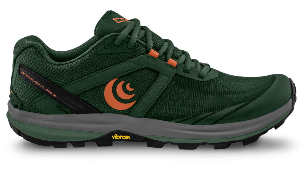 Topo Athletic Terraventure 3 Trailrunning Shoes - Mens, Dark Green/Orange, 12 US, M048-120-DGEORG