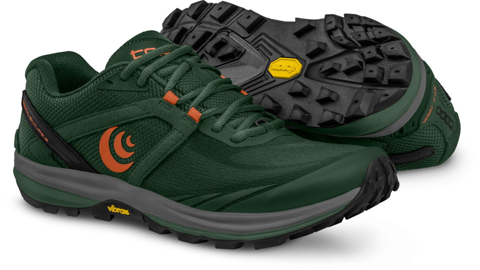Topo Athletic Terraventure 3 Trailrunning Shoes - Mens, Dark Green/Orange, 12 US, M048-120-DGEORG