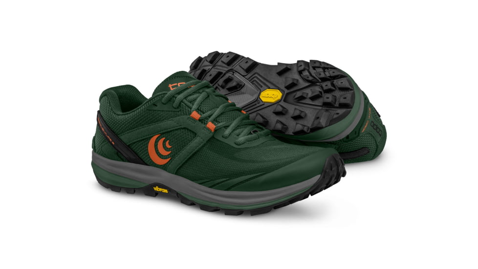 Topo Athletic Terraventure 3 Trailrunning Shoes - Mens, Dark Green/Orange, 14, M048-140-DGEORG