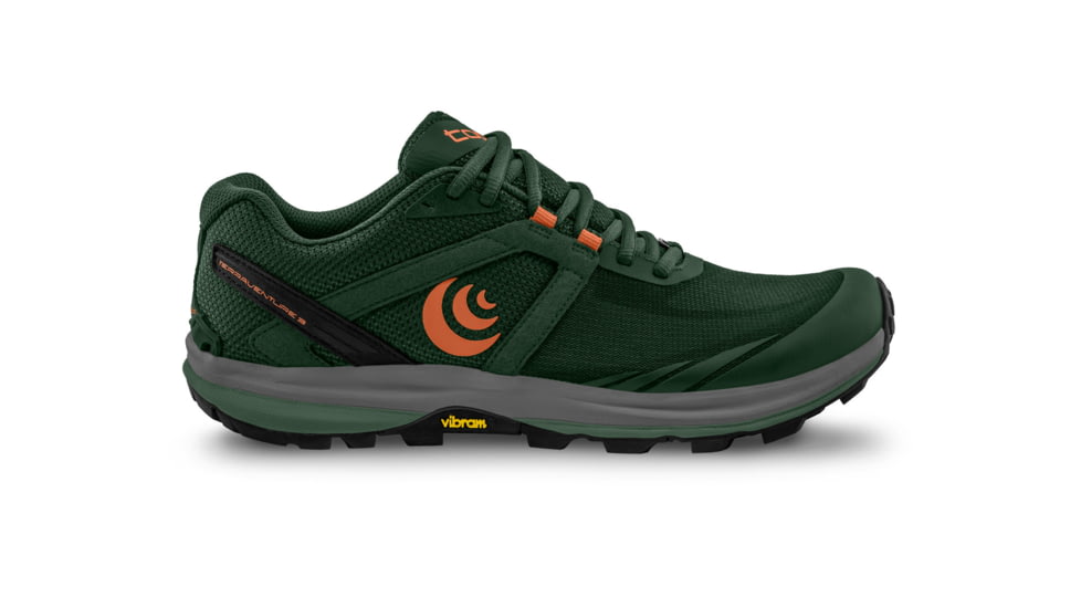 Topo Athletic Terraventure 3 Trailrunning Shoes - Mens, Dark Green/Orange, 14, M048-140-DGEORG