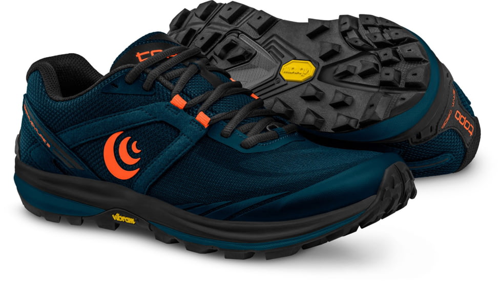 Topo Athletic Terraventure 3 Trailrunning Shoes - Mens, Navy/Orange, 9 US, M048-090-NAVORG