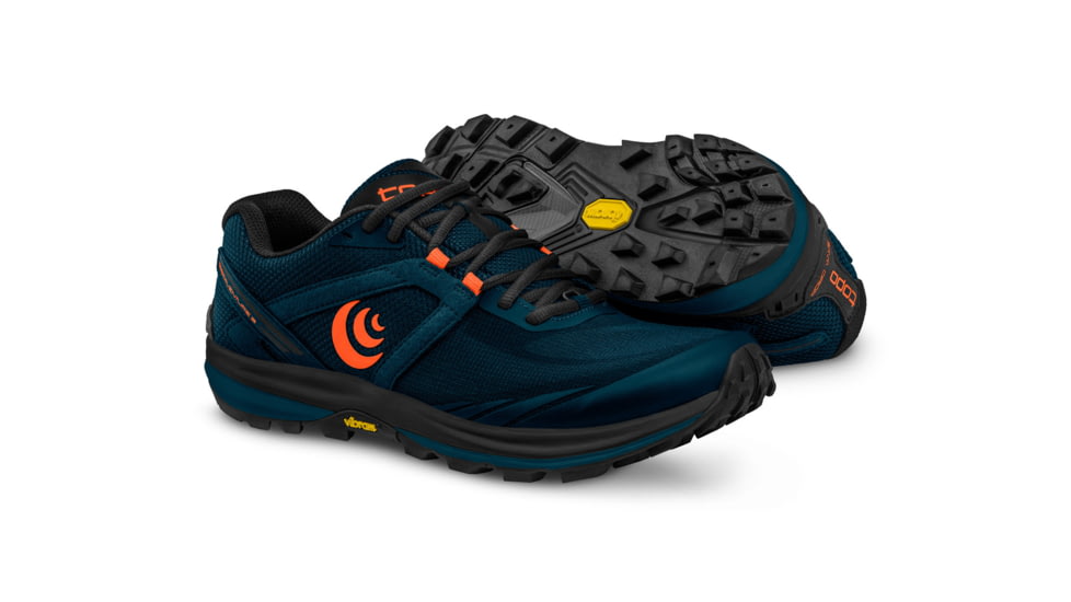 Topo Athletic Terraventure 3 Trailrunning Shoes - Mens, Navy/Orange, 11.5, M048-115-NAVORG