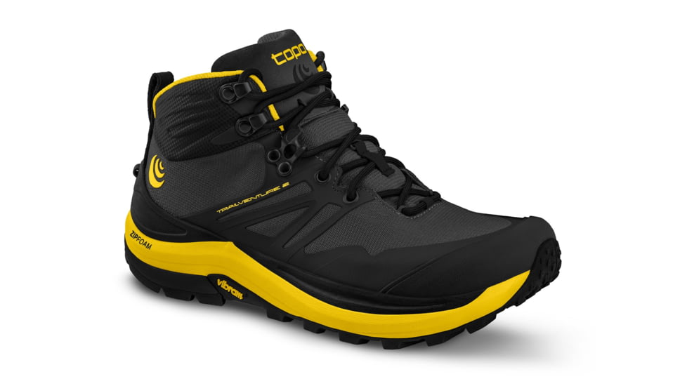 Topo Athletic Trailventure 2 Hiking Boots - Mens, Charcoal/Mustard, 14, M053-140-CHAMUS