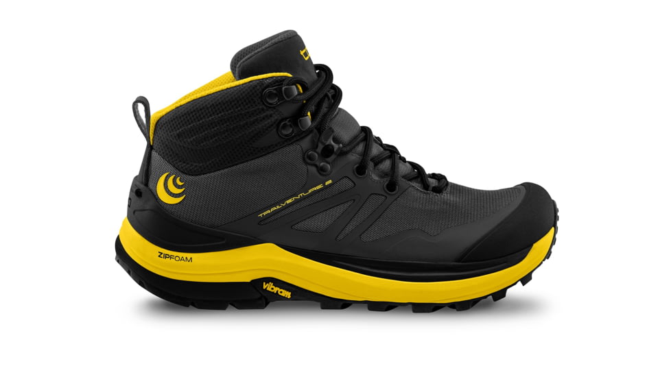 Topo Athletic Trailventure 2 Hiking Boots - Mens, Charcoal/Mustard, 14, M053-140-CHAMUS