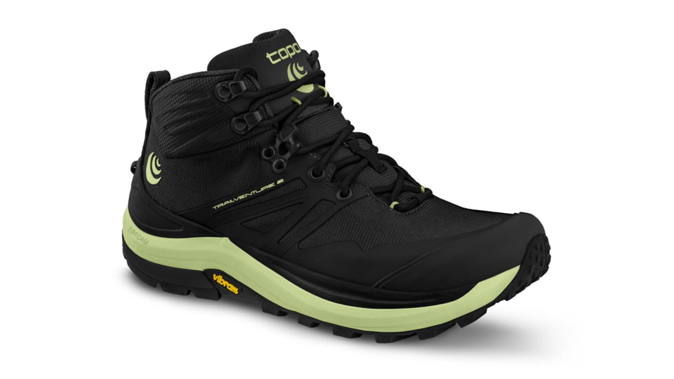 Topo Athletic Trailventure 2 Hiking Boots - Womens, Black/Mint, 10.5, W053-105-BLKMNT