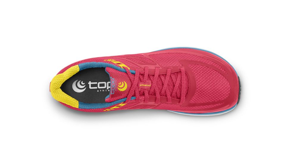 Topo Athletic Ultrafly 2 Road Running Shoe - Womens, Pink/Yellow, 9.5 US W024-095-PNKYEL