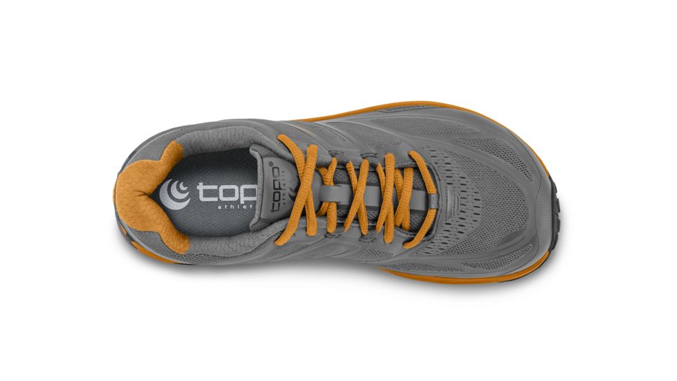 Topo Athletic Ultraventure - Mens, Grey / Gold, Medium, 10, M028-100-GRYGLD