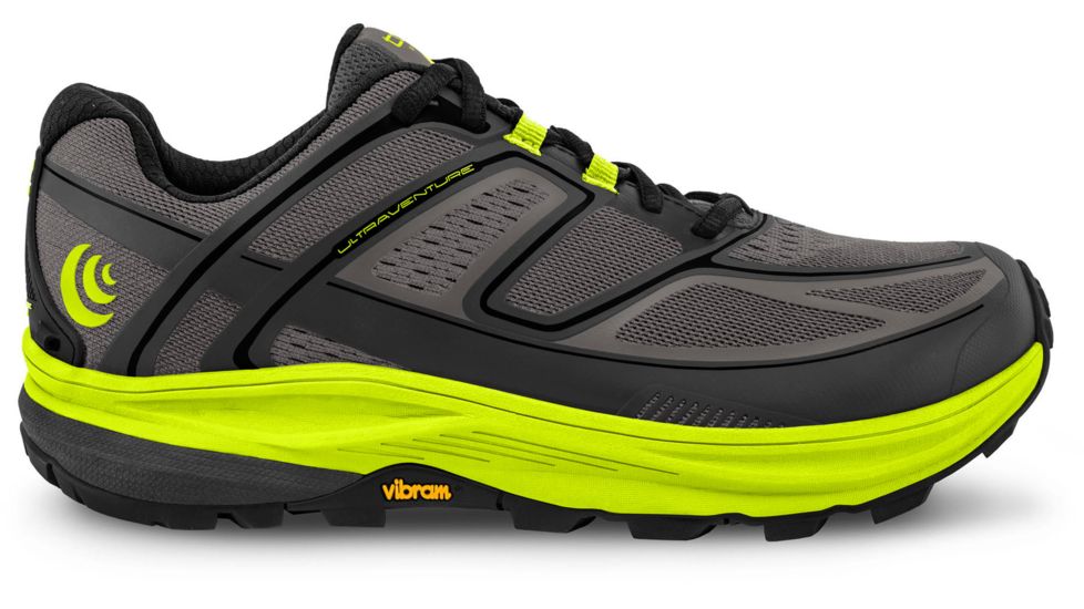 Topo Athletic Ultraventure Trailrunning Shoes - Mens, Grey/Green, 9.5 US, M028-095-GRYGRE