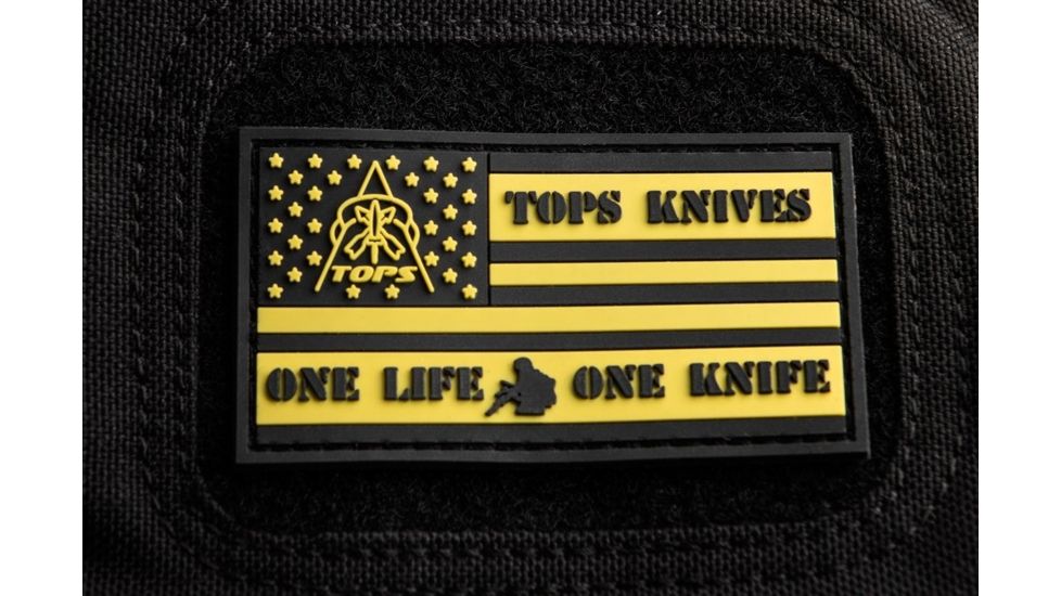 TOPS Knives Flag Patch, 3D Effect, PATCH-02