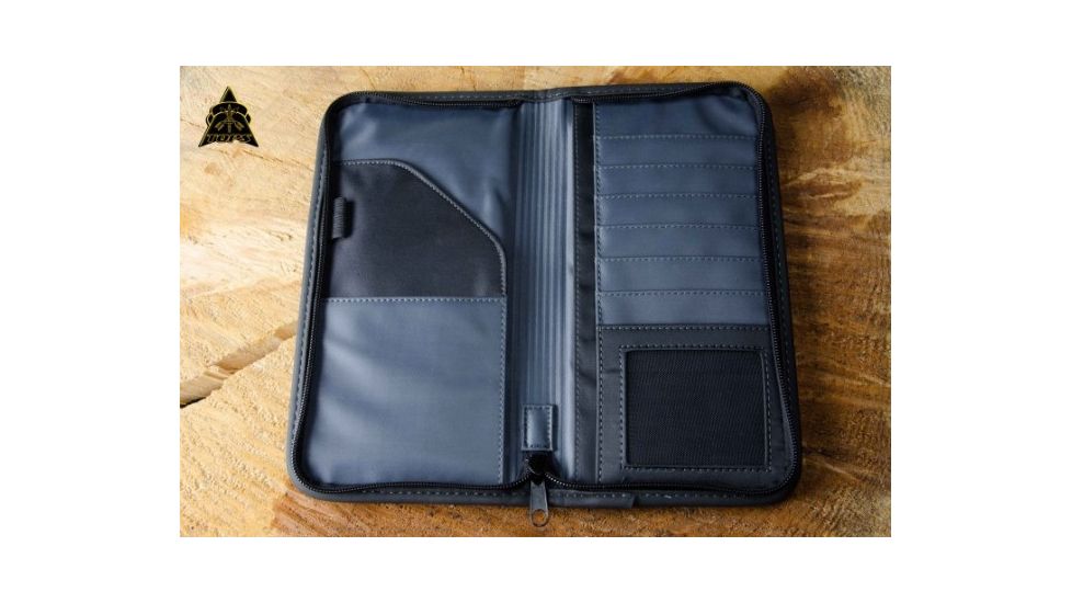 Tops Knives Trekker Passport Wallet, Black, TRKW-01
