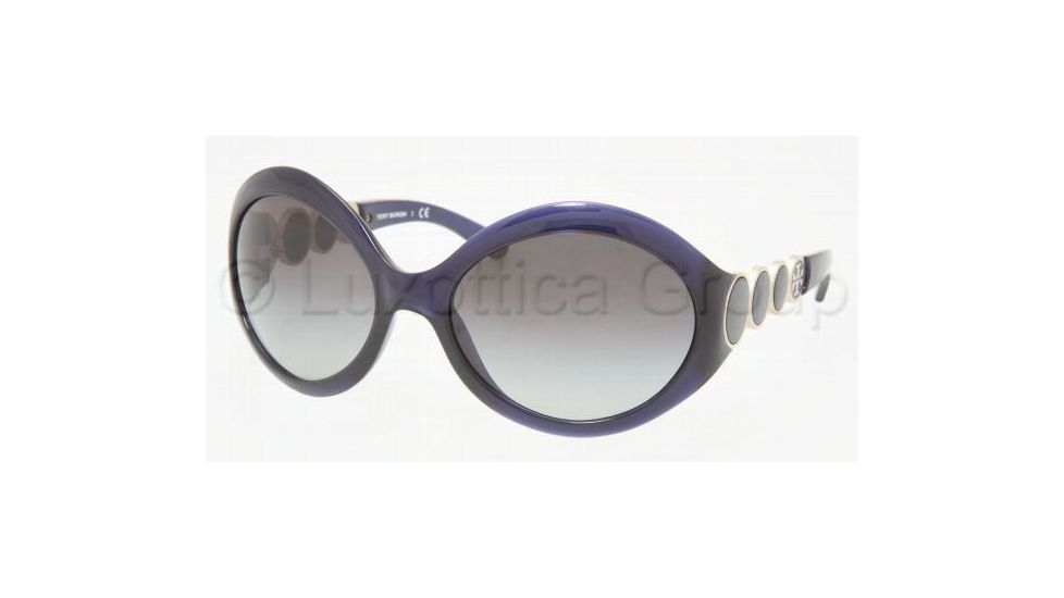 Tory Burch TY 9002 Sunglasses Styles Navy Frame / Grey Gradient Lenses, 511-11-6119