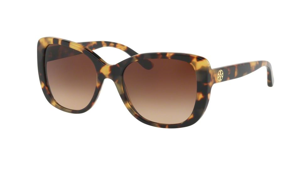 Tory Burch TY7114 Sunglasses 149974-53 - Tokyo Tortoise Frame, Brown Gradient Lenses