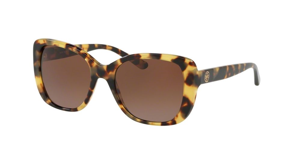 Tory Burch TY7114 Sunglasses 1706T5-53 - Tokyo Tort Frame, Brown Gradient Polarized Lenses