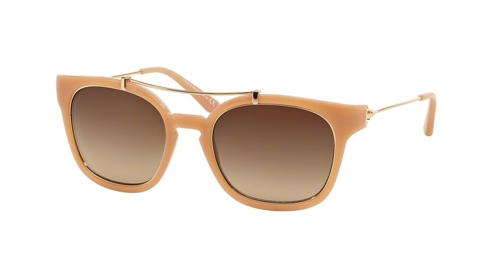 Tory Burch TY9038 TY9038 Sunglasses 138613-51 - Blush/gold Frame, Dark Brown Gradient Lenses
