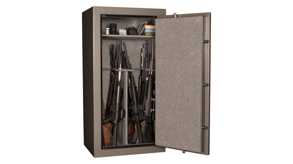 Tracker Safe 24 Gun Safe, Electronic Lock, Grey, TS24-ESR-GRY
