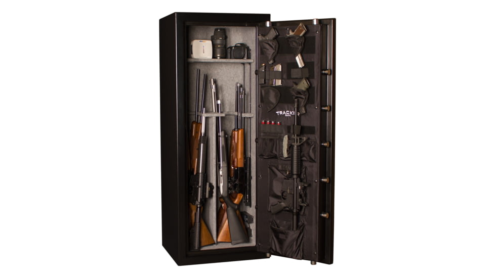 Tracker Safe Fire Rated Gun Safe, M12, Electronic Lock, Black, T592320M-ELG
