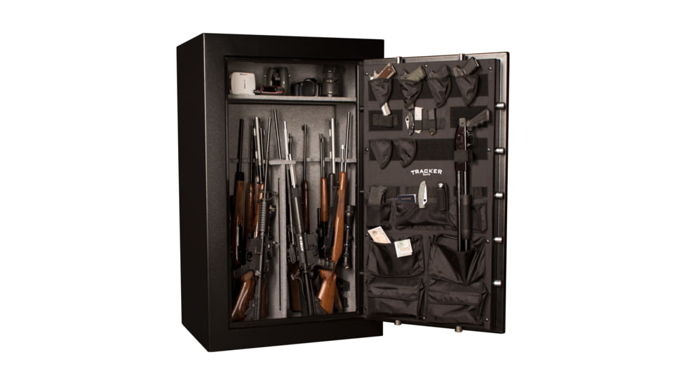 Tracker Safe Fire Rated Gun Safe, M32, Dial Lock, Black, T593625M-DLG