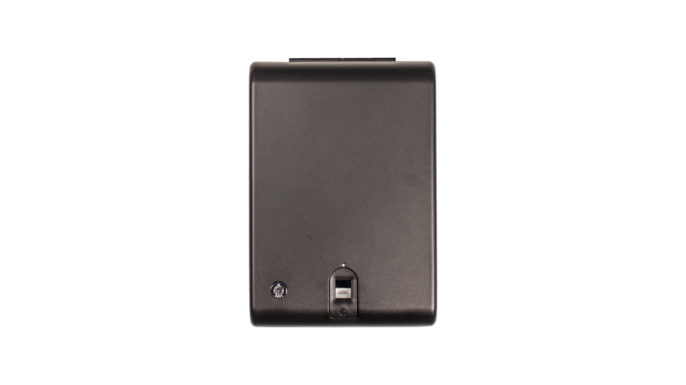 Tracker Safe Single Pistol Safe-Biometric Lock, 10.75in, Black, SPS-03B
