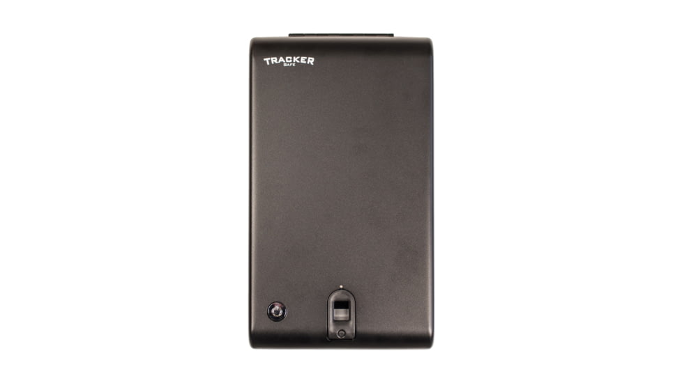 Tracker Safe Single Pistol Safe-Biometric Lock, 12.6in, Black, SPS-04B