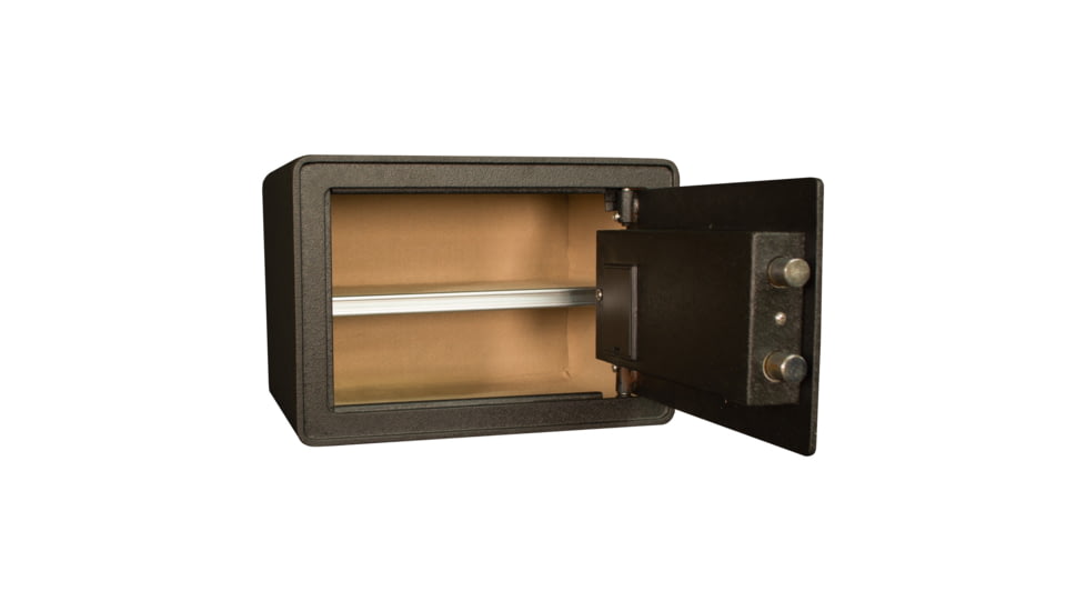 Tracker Safe Steel Safe w/Biometric Lock, 10in, Black, S10-B2