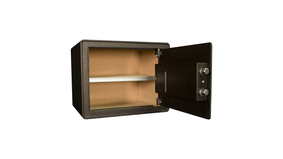 Tracker Safe Steel Safe w/Biometric Lock, 11.75in, Black, S12-B2