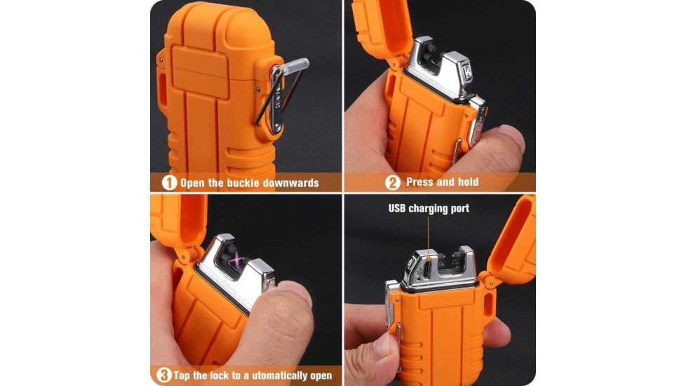 Tricer Arc Lighter, Orange, AL- LTR - 1