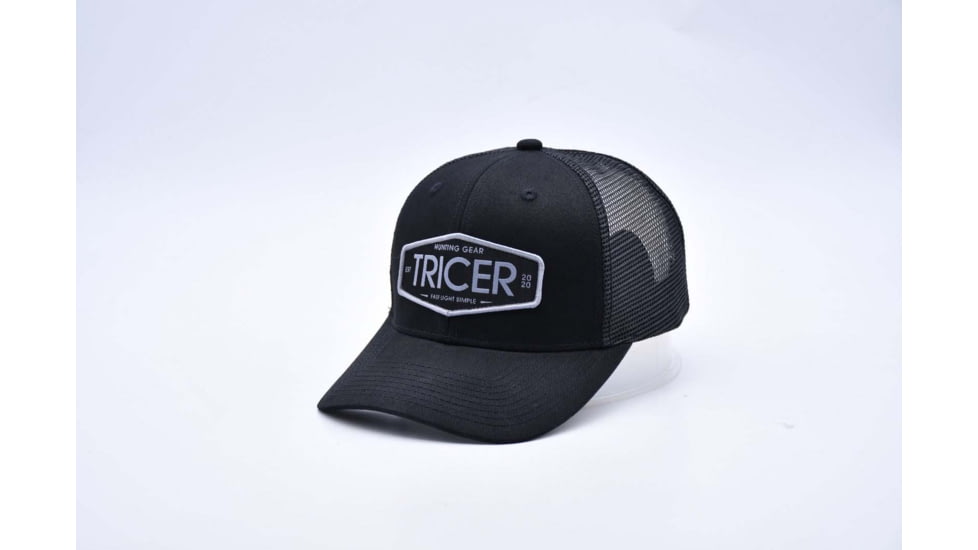 Tricer Classic Patch Hat, Black, HT-CLBL
