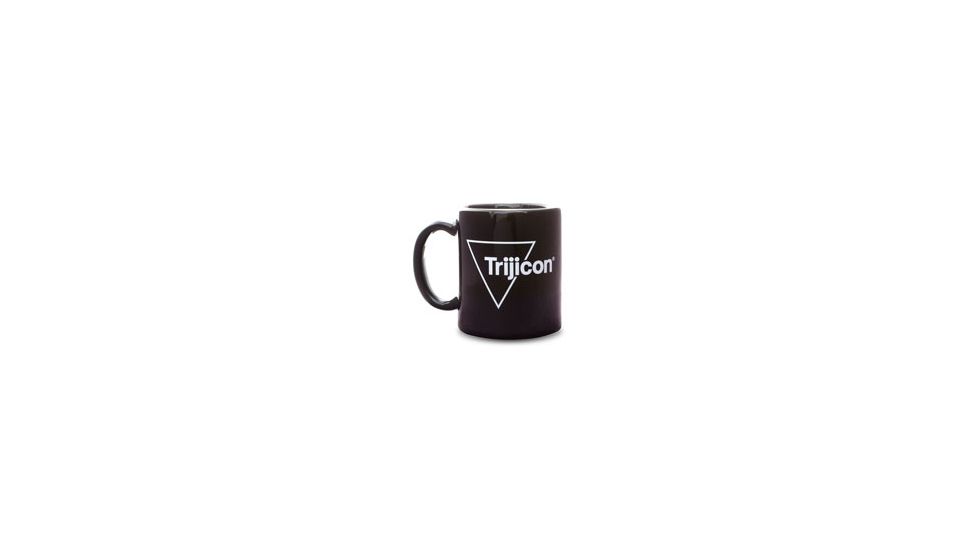Trijicon 11oz. Black Coffee Mug with White Outline Logo PR52