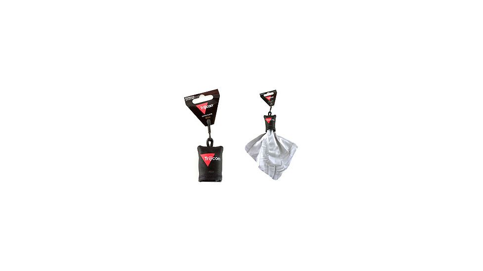 Trijicon Black Lens Cloth Keychains with 2/C Logo PR42