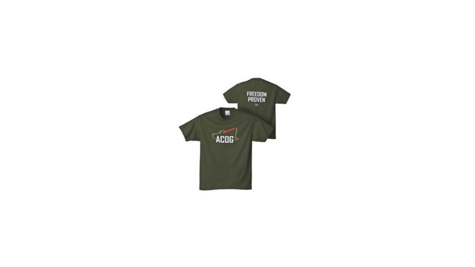 Trijicon Freedom Shirt, Short Sleeve - Men's, Olive, Medium TRJAP42M