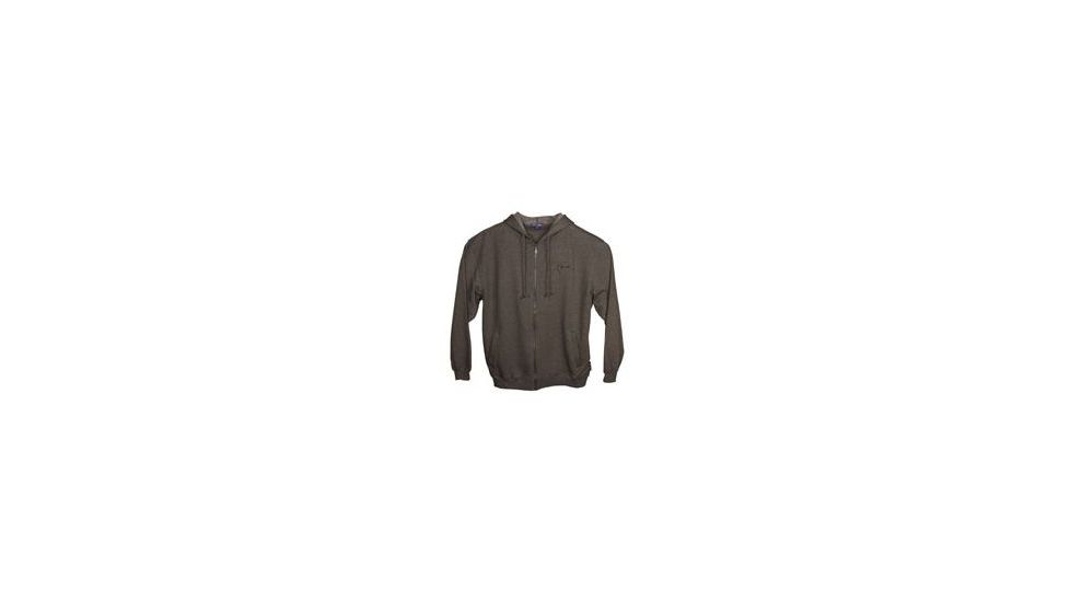 Trijicon Full-Zip Hooded Sweatshirt with Logo, Grey, X-Large AP51-XL