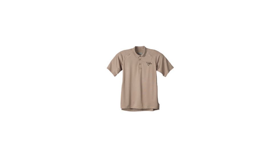 Trijicon Perform Logo Short Sleeve Polo - Men's, Khaki, Medium TRJAP23M