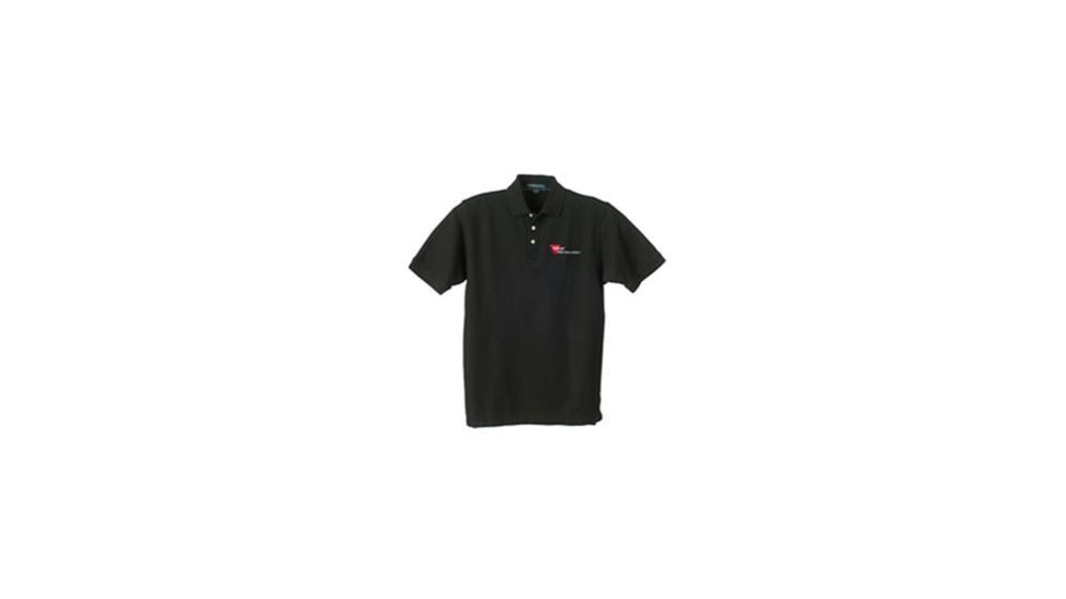 Trijicon Red Logo Polo, Short Sleeve - Men's, Black, 2XL TRJAP332XL