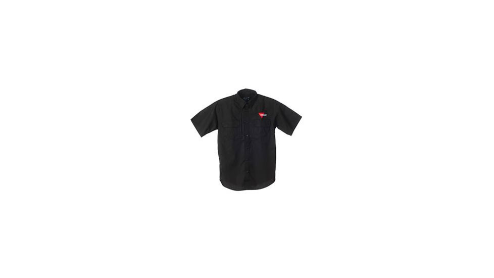 Trijicon Short Sleeve Tactical Shirt with Logo, Black, X-Large AP27-XL
