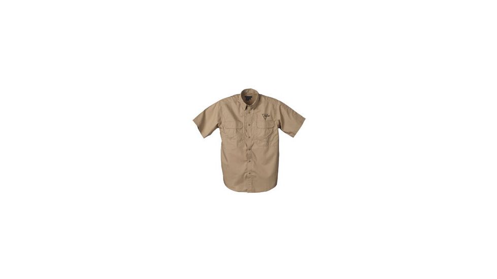 Trijicon Short Sleeve Tactical Shirt with Logo, Khaki, X-Large AP28-XL