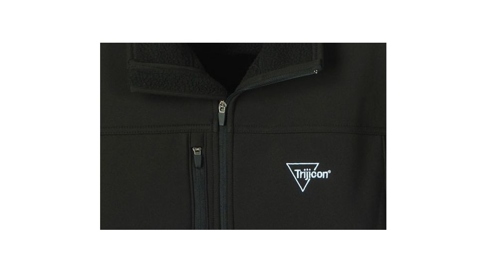 Trijicon Men's Soft Shell Lined Jacket w/ Trijicon Logo, Black, Medium AP49M