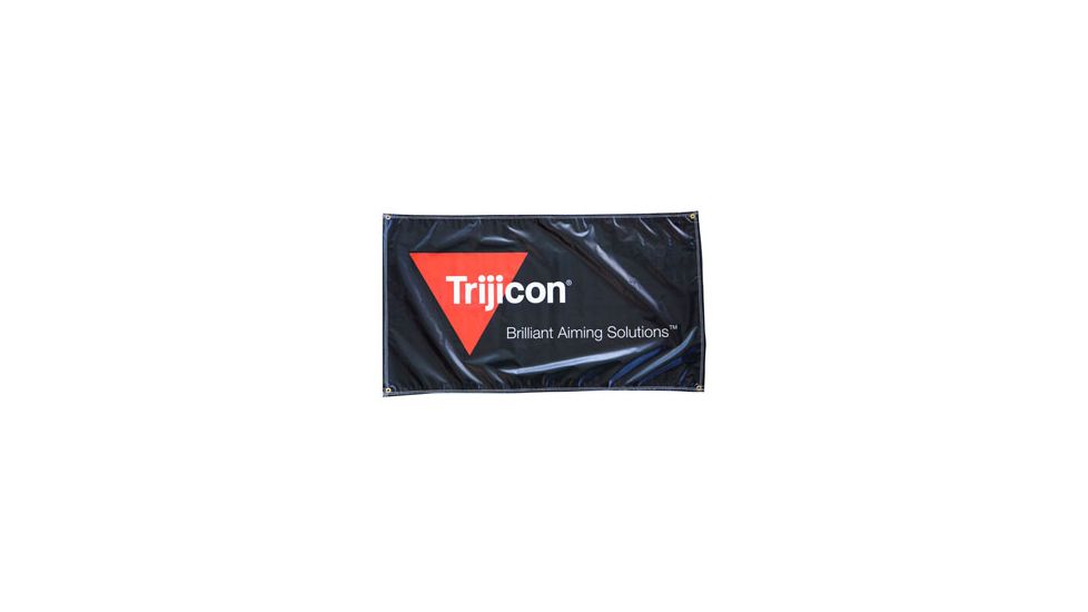 Trijicon Vinyl 2/C Logo Banner with Grommets, Outdoor, Rope, 36in.x60in. PR50