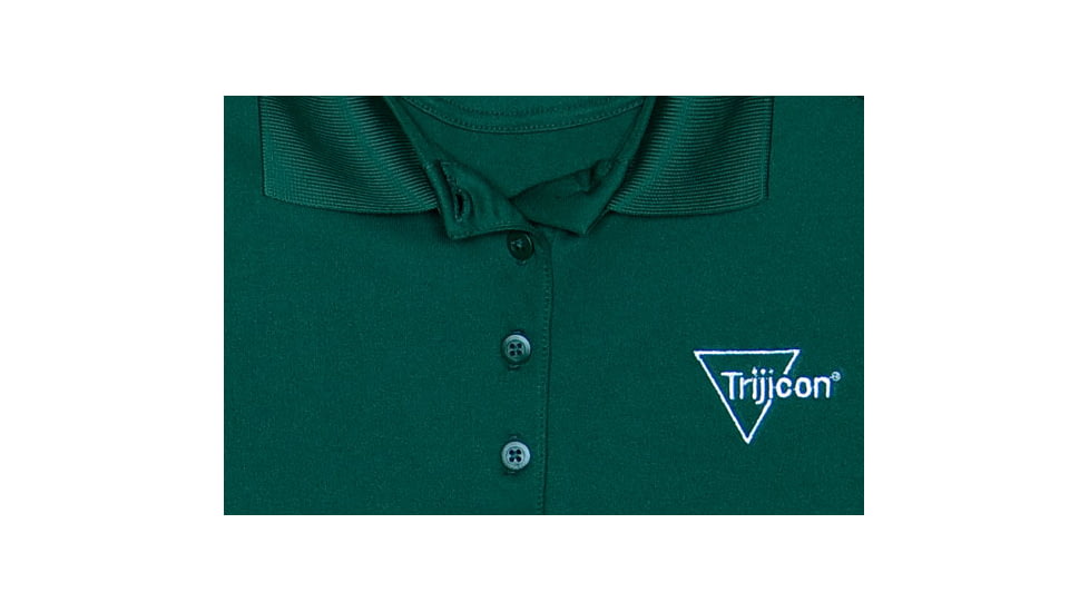 Trijicon Women's Short Sleeve Polo Shirt w/ Trijicon Logo, Green, Large AP54-LG