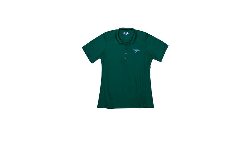 Trijicon Women's Short Sleeve Polo Shirt w/ Trijicon Logo, Green, Small AP54-SM