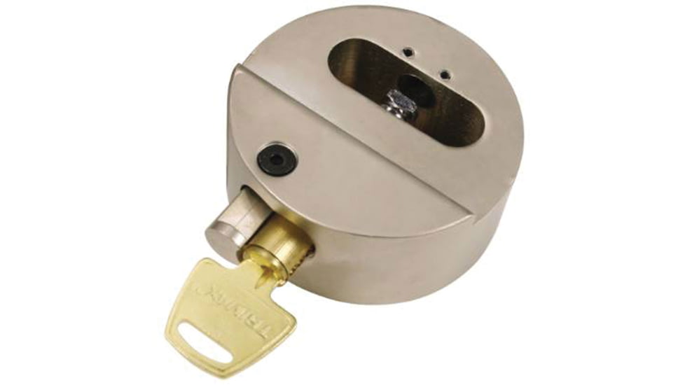 Trimax Universal Hockey Puck Internal Shackle Door Lock, Re Keyable, Single Pack, THPXL