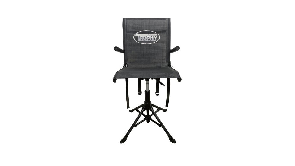 Trophy Treestands Trophy Swivel Chair, Solid Black, TA943