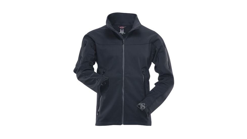 TRU-SPEC 24-7 Tactical Softshell w/o Sleeve Loop Jacket - Men's, Black, Large, Regular, 2448005