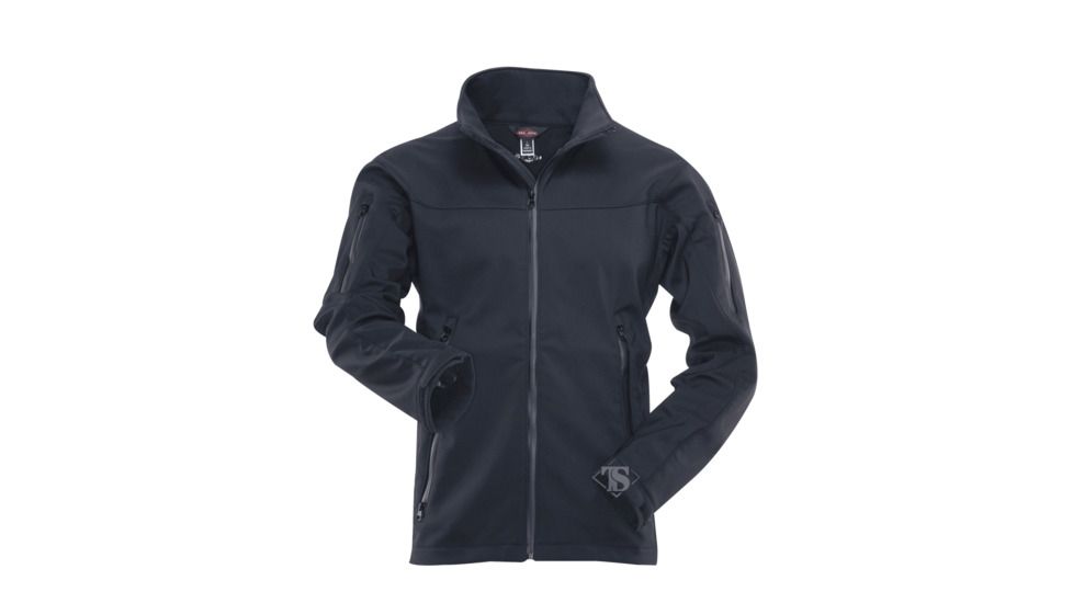 TRU-SPEC 24-7 Tactical Softshell w/o Sleeve Loop Jacket - Men's, Black, Large, Regular, 2448005