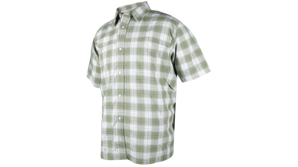 Tru-Spec 24-7 Cool Camp Shirt, Green Plaid, 3XL 1259008