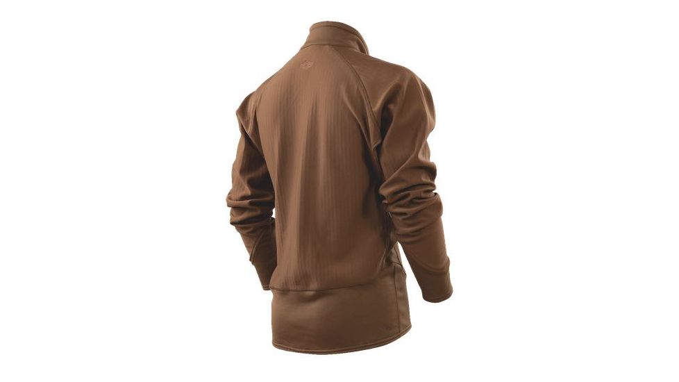 Tru-Spec 24-7 Cross-Fit 1/4 Zip Grid Fleece Shirt, COYOTE, 2XL 2424007