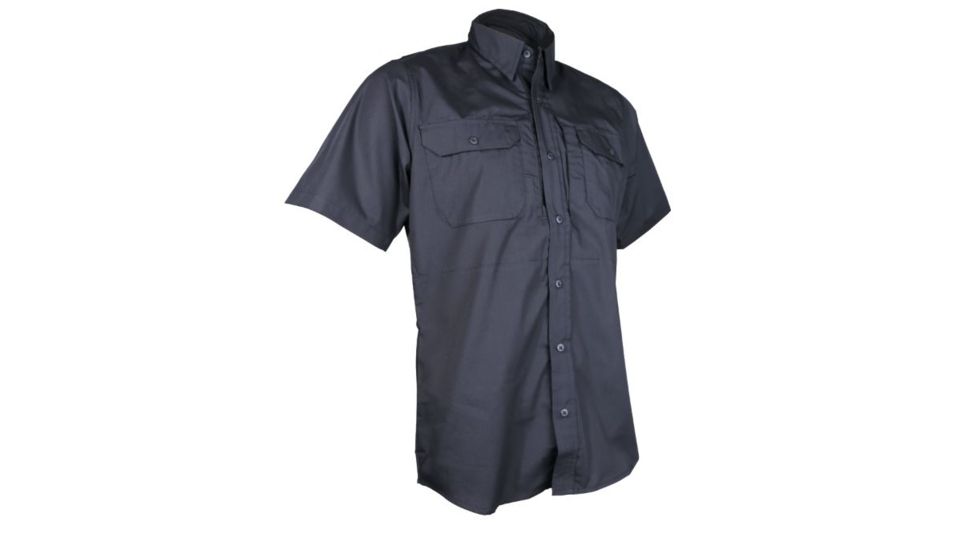 Tru-Spec 24-7 Series Dress Shirts S/S, Black, XSR 1344002