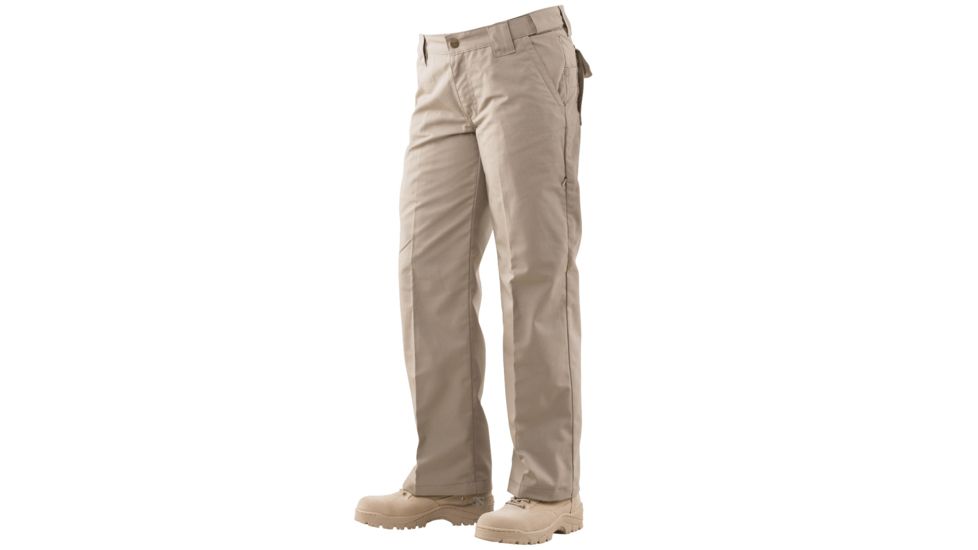 Tru-Spec 24-7 Ladies' Classic Pants, Teflon, PolyCotton RipStop, Khaki, Size 6 1193004