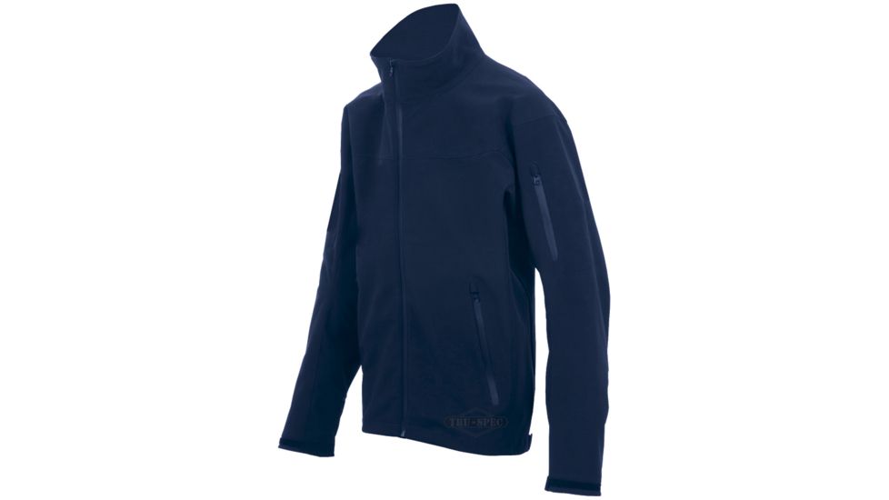 TRU-SPEC 24-7 Tactical Softshell w/o Sleeve Loop Jacket - Men's, Navy, Small, Regular, 2449003
