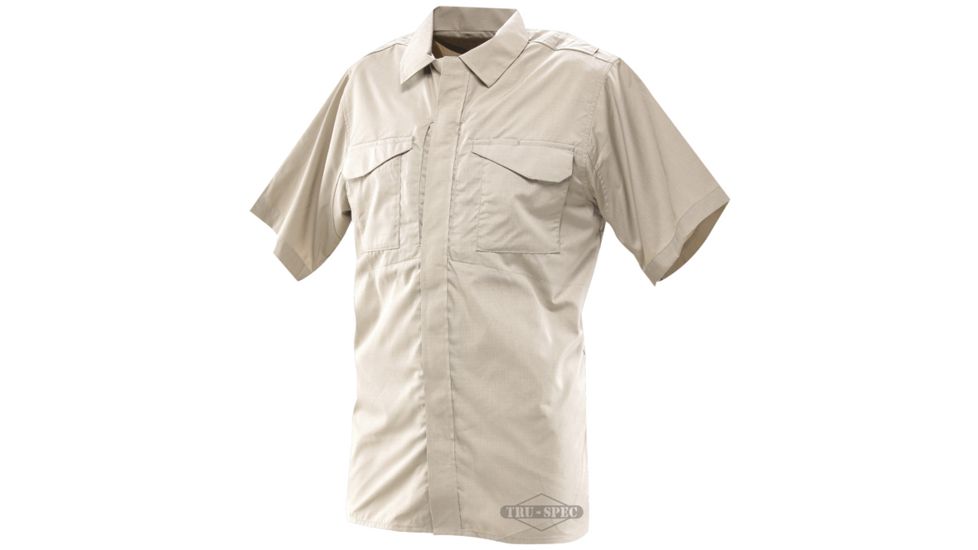 Tru Spec 24 7 Series 1046002 Ultralight Short Sleeve Khaki Uniform Shirt